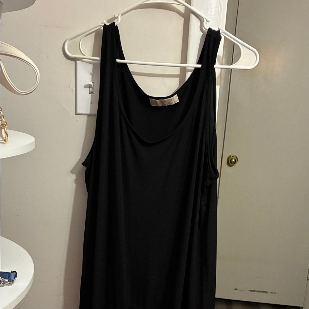 Michael Kors Black Maxi Tank Dress